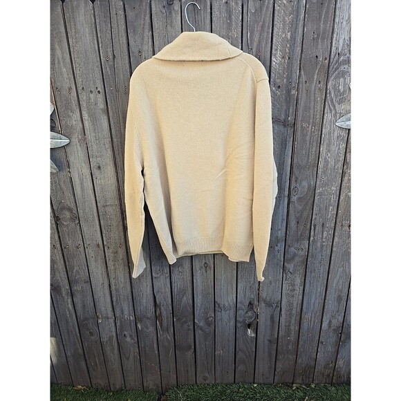 Brooks Brothers 100% Lambs Wool Cowl Neck Sweater Size L - Picture 6 of 7